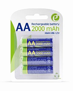 Batterijen oplaadbaar AA (4 stuks)