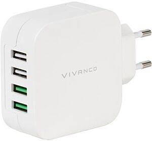 Vivanco Quattro USB Charger (4 poorten)